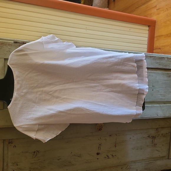 GAUZY SOFT SURROUNDINGS TOP - Picture 2 of 9